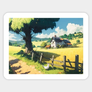 Farmhouse - Postcard Series Sticker